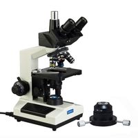 OMAX 40X-1600X Trinocular Oil Darkfield Compound Microscope with Replaceable LED Light
