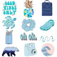 Vsco Cute Stickers,Girl Trendy Aesthetic Big Vinyl Stickers for Laptop/Water Bottle Phone Hydro Flask Car Computer Guitar Ceiling Wall Helmet Skateboard Luggage PC Bike Bumper Waterproof