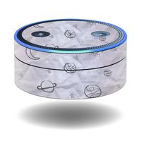 MightySkins Skin Compatible with Amazon Echo Dot (1st Generation) wrap Cover Sticker Skins Kids Outer Space