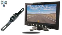 Tadibrothers 7 Inch Monitor with Wireless License Plate Backup Camera