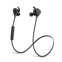 Sweatproof Sports Bluetooth Headphones KindaiYi Best Wireless in Ear Earbuds w/Mic IPX4 Waterproof Cordless Earphones Noise Cancelling Headsets for Gym Workout 10 Hours Play Time (Black)