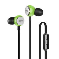 Edifier P293 in-Ear Headset - IEM in Ear Monitor Earbud Headphone, Cellphone Earphones with Mic and Remote for iPhone, Android, Samsung, HTC, LG Smartphones - Candy Green