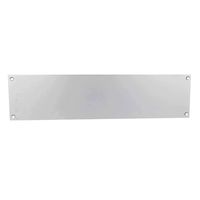 SKANDH Aluminium Silver 12" X 3" Inch Push Plate for Doors