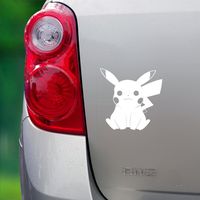 Pokemon Minimal - Pikachu - Multi-Use Vinyl Decal (Cars/Laptop/Home) - 4 x 4 - by The Vinyl Initiative