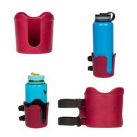 ROBOCUP Plus, RED, Add On Accessory with Larger Capacity of 3.75" / 95mm Perfect for Nalgene, HydroFlask, Mugs, Tumblers, Phones (Red)