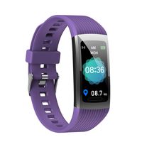 Action359 Smart Fitness Tracker Watch Fit Band Smartwatch Men Women Kid Android iOS Bluetooth Compatible Reloj Inteligente Hombre Mujer Heart Rate Running Walking Step Counter Sleep Monitor (Purple)