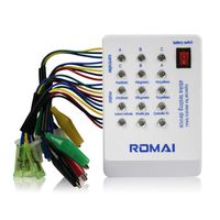 Brushless Controller Testers for Electric Car E-bike Scooter, 24V/36V/48V/60V/72V Motor Brushless RC Car and ESC Tester(White)