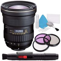 Tokina at-X 14-20mm f/2 PRO DX Lens for Nikon F (International Model) + Deluxe Cleaning Kit + 82mm 3 Piece Filter Kit