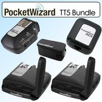 Pocket Wizard Bundle With 2 Flex Transceivers TT5 -801150, Mini TT1 Transmitter -801140, AC9 AlienBees Adapter -804707 & G-Wiz Trunk Bag -804712 For Canon DSLR Cameras