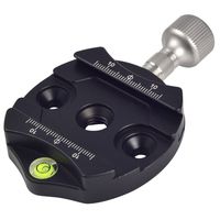 MENGS DM-60N Quick Release Clamp Aluminum Alloy For Arca-Swiss Plate and Tripod, Monopod Compatible with Arca-Swiss Standard