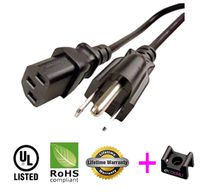 AC Power Cord Cable For Epson PowerLite S11 S9 X 9 X12 92 93 95 96W Projector - 12ft