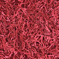 Worlds Crinkle Cut Paper Shred for Packing Filler Gift Wrap Basket Filler Colored Crinkle Paper 2LB Red
