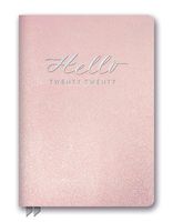 Orange Circle Studio 2020 Leatheresque Medium Weekly Agenda, Hello Blush Shimmer