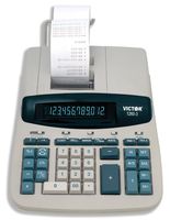 Victor 1260-3 12 Digit Heavy Duty Commercial Printing Calculator