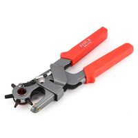 SHE.K Puncher Punch Plier Leather Strap Watch Band Belt Hollow Eyelet Hole Belt Punching Sewing Repairing Tool Leathercraft