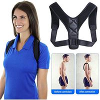 Zxwzzz Posture Corrector Spine Back for Men and Women Shoulder Support Corrector Band Adjustable Brace Correction Humpback Back Pain Relief (Size : L)