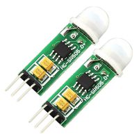 TOOGOO(R) 2X HC-SR505 Infrared PIR Motion Sensor Precise Infrared Detector Module for Arduino