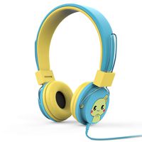 MoKo Kids Headphones, On-Ear Headphones Volume Limiting Wired (1.5m / 4.9ft) Headset with SharePort for Children, Fits Leapfrog, Orbo Jr, Dragon Touch Tablets, Smartphones, Laptop, Blue