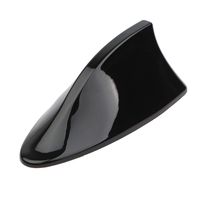 Wittyware Black Car Antenna Shark Fin AM FM Radio Signal Aerial for Auto SUV Truck Van