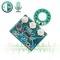 Icstation 30 Seconds Recorder Light Sensor Sound Module Voice Recording with MIC for Mother's Day DIY Musical Gift Box Speaking Greeting Card Birthday Christmas Valentine