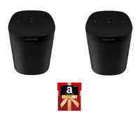 Sonos One SL Two Room Set with Free $30 Amazon Gift Card - Microphone-Free Smart Speaker