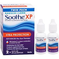 Bausch + Lomb Soothe XP Dry Eye Drops, Xtra Protection Lubricant Eye Drops with Restoryl Mineral Oils, , 0.5 Ounce Bottle Twinpack, 0.50 Fl Oz (2 Count)