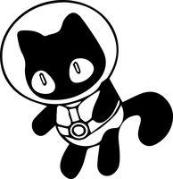 Steven Universe Cookie CAT in Spacesuit Stickers Symbol 5.5" Decorative DIE Cut Decal for Cars Tablets LAPTOPS Skateboard - White