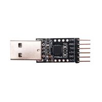 FTCBlock 2pcs CP2102 USB to TTL Serial Converter Adapter Module USB to TTL (CP2102)