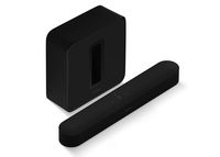 Sonos 3.1 Entertainment Set - Home Theater System with all-new Beam and Sub. Compact Smart TV Sound bar with Amazon Alexa voice control built-in. Wireless Sound System and Music Streaming for your home. (Black)