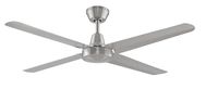 Fanimation Ascension FP6717BN High Power Indoor/Outdoor Ceiling Fan with 54-Inch Blades, 3 Speed Wall Control, Brushed Nickel