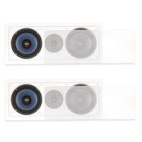 Blue Octave Home RLCR6-2S in Wall 3 Way Speaker Dual 6.5" Home Theater Surround 2 Speaker Set