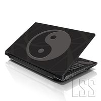 LSS 10 10.2 inch Laptop Skin Cover Compatible with HP Dell Lenovo Apple Asus Acer Compaq - Fits 7" 8" 8.9" 10" 10.2" (2 Wrist Pads Free) Ying Yang Pattern