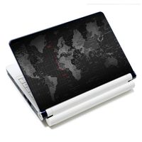Laptop Cover Skin Decal Sticker, 13" 14" 15.4" 15.6" inch Laptop Skin Sticker Cover Art Decal Protector Computer Sticker Decal(Included 2 Wrist Pad), World Map
