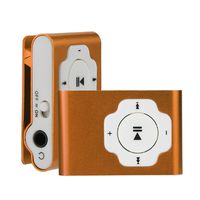 ❤️Jonerytime❤️ Mini Portable USB MP3 Player Support Micro SD TF Card 32GB Sport Music Media (Orange)