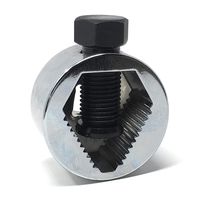 Go2 Socket 2.0 Adjustable Bolt Remover Tool - Rounded or Damaged Nut Extractor (2019 Model with 14MM Hex Head, Texturized Set Screw Bottom and Enhanced Diamond Cavity for Even More Grip)