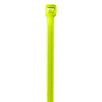 BOX USA BCT444J Colored Cable Ties, 40#, 8", Fluorescent Yellow (Pack of 1000)