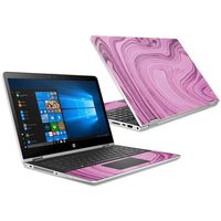 MightySkins Skin Compatible with HP Pavilion x360 15.6" (2018) - Pink Thai Marble | Protective, Durable, and Unique Vinyl Decal wrap Cover | Easy to Apply, Remove, and Change Styles | Made in The USA