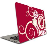 Indiana University - MacBook Air or MacBook Pro (13 inch) Vinyl, Removable Skin - IU Swirl Design