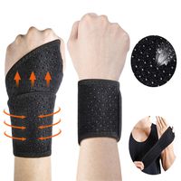 HAMUHA 2PCS Wrist Support Wrist Wraps,Bandage Breathable Bracers Wrist Support Straps for Weight Lifting,Fitness,Bench Press for Man&Woman