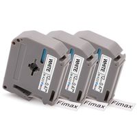 Fimax P-Touch MK231 M-K231s Tape 12mm 0.47 Inch Replacement for Brother M231 MK-231 Label Tape with PT-M95, PT-90, PT-70, PT-65,PT-70SR,PT-85 (Black on White, 26.2 Feet, 3PK)