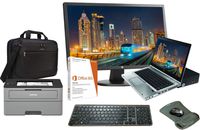 HPE Elite 8460p Laptop All in One Bundle, Intel i5 2.5GHz, 16GB, 250TB SSD, Windows 10, O365 (Renewed)