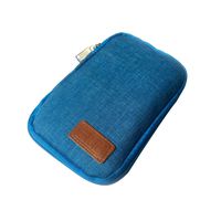 Yamalans Portable Electronic Accessories USB Drive Charger Cable Storage Bag Pouch Organizer Case Blue