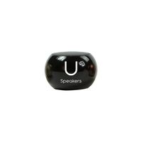 Fashionit U Mini Speaker - Portable Wireless Bluetooth 4.2 with Built-in Mic & Remote Shutter (Black) - 4-Hour Playtime, Rechargeable, Aluminum Shell - Perfect for Apple iPhone iOS Android