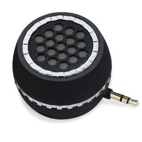 I-VOM 3W Mini Portable Line-in Speaker with Clear Bass 3.5mm AUX Audio Interface, Plug and Play for Phone iPhone, iPad, iPod, Touch,Tablet, Computer (Black)