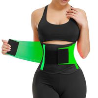 VENUZOR Waist Trainer Belt for Women - Waist Cincher Trimmer - Slimming Body Shaper Belt - Sport Girdle Belt (UP Graded) (Z1-Green, M)