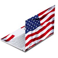MightySkins Skin Compatible With Google Pixelbook - American Flag | Protective, Durable, and Unique Vinyl Decal wrap cover | Easy To Apply, Remove, and Change Styles | Made in the USA