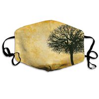 Tree Art Dust Mask,Washable and Reusable Cleaning Gardening Outdoor Activities Warm Windproof Mask
