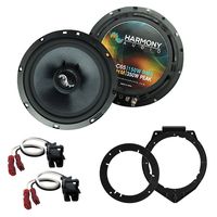 Compatible with Chevy Cobalt 2005-2010 Front Door Replacement Harmony HA-C65 Premium Speakers