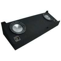 Compatible with 2007-2013 Chevy Silverado Crew Cab Truck Harmony A102 Dual 10" Sub Box Enclosure