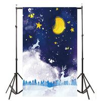 WensLTD Photography Background, Christmas Backdrops Vinyl Wall 3x5FT Digital Background Photography Studio (B)